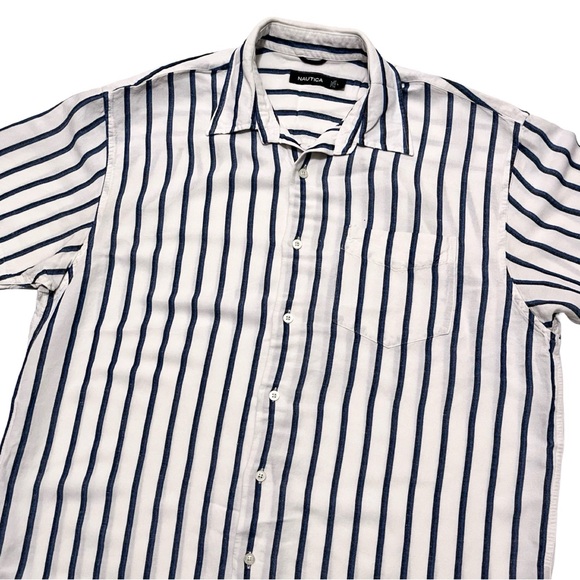 NAUTICA LINEN STRIPED SHIRT - Picture 2 of 4